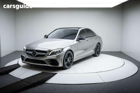 Silver 2018 Mercedes-Benz C43 Sedan 43