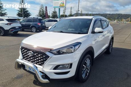 White 2020 Hyundai Tucson Wagon Active X (2Wd) Black Int