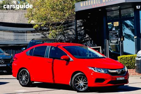 Red 2019 Honda City Sedan Vti