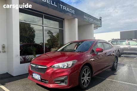 Red 2017 Subaru Impreza Sedan 2.0I (Awd)
