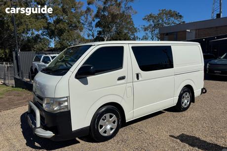 White 2011 Toyota HiAce Van Lwb
