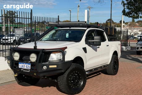 White 2013 Ford Ranger Dual Cab Utility Xlt 3.2 (4X4)