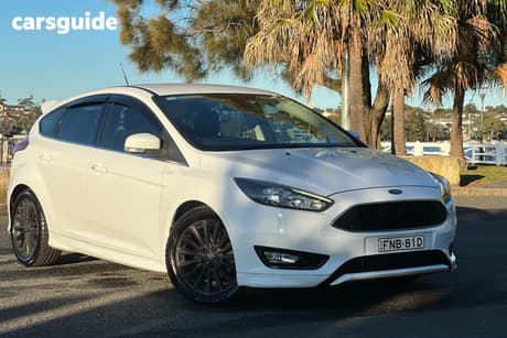 White 2018 Ford Focus Hatchback Sport