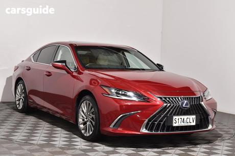 Red 2021 Lexus ES300H Sedan Sports Luxury (Hybrid)