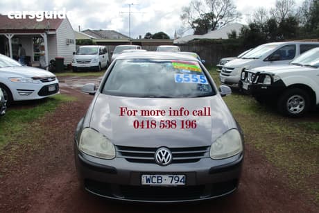 Silver 2007 Volkswagen Golf Hatchback 1.9 Tdi Comfortline