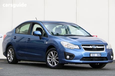 Blue 2014 Subaru Impreza Sedan 2.0I (Awd)
