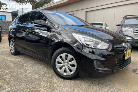 Black 2016 Hyundai Accent Hatchback Active