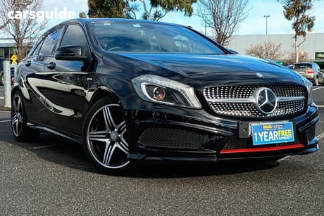 Black 2013 Mercedes-Benz A250 Hatchback Sport