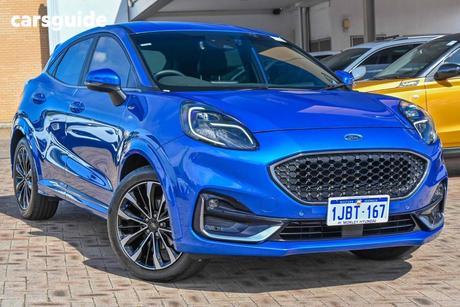 Blue 2021 Ford Puma Hatchback St-Line V