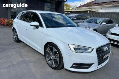 White 2015 Audi A3 Hatchback Sportback 1.8 Tfsi Ambition
