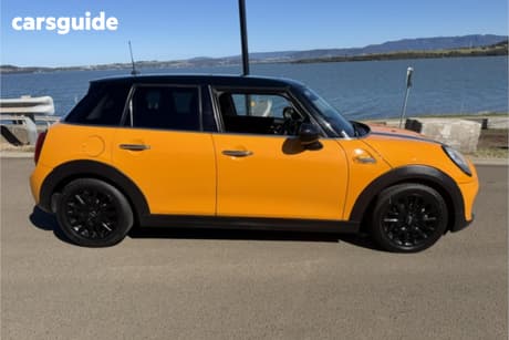 Orange 2017 Mini Cooper Hatchback Cooper