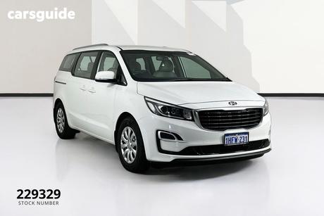 White 2019 Kia Carnival Wagon S