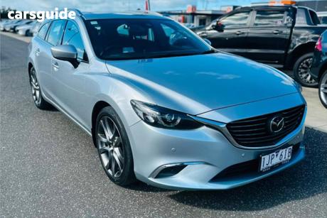 Silver 2017 Mazda 6 Wagon Atenza