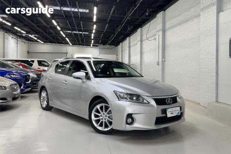 Silver 2011 Lexus CT200H Hatchback Luxury