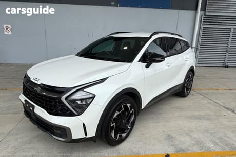 White 2025 Kia Sportage Wagon Sx+ (Awd)