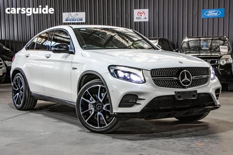 White 2017 Mercedes-Benz GLC-Class Coupe 43 253 MY17