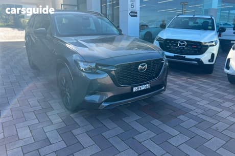 Grey 2026 Mazda CX-80 Wagon G40E Gt