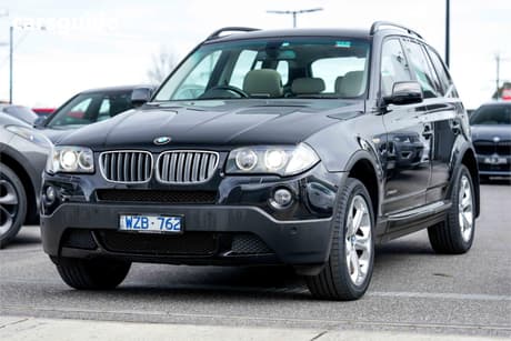 Black 2009 BMW X3 Wagon Xdrive 30I Lifestyle