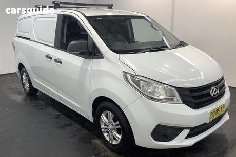 White 2020 LDV G10+ Van Barn Door