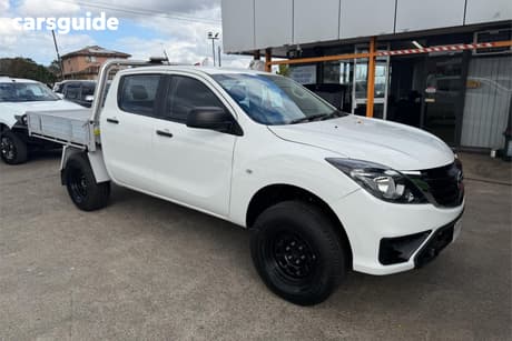 White 2019 Mazda BT-50 Dual Cab Chassis Xt (4X4) (5Yr)