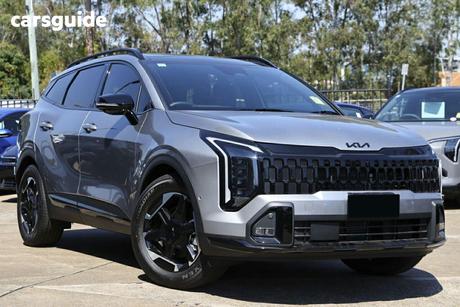 Grey 2025 Kia Sportage Wagon Gt-Line Hev (Awd)