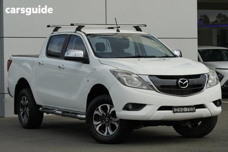White 2017 Mazda BT-50 Dual Cab Utility Xtr (4X4)