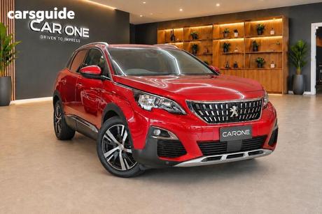 Red 2019 Peugeot 3008 Wagon Allure