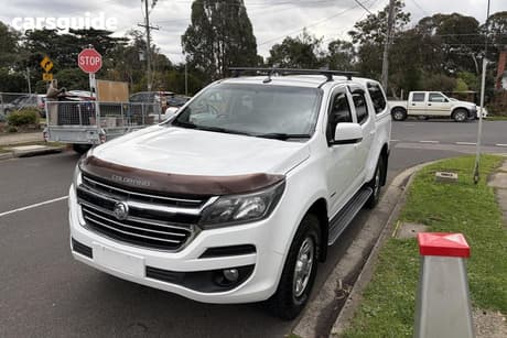 White 2017 Holden Colorado Crew Cab Pickup Lt (4X2)