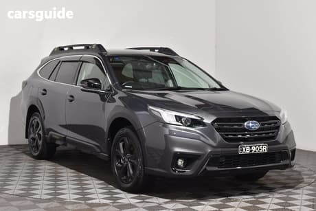 Grey 2021 Subaru Outback Wagon Awd Sport