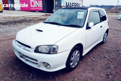 White 1998 Toyota Starlet OtherCar TURBO GT