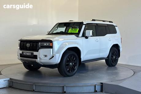 White 2024 Toyota Landcruiser Prado Wagon Vx