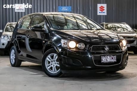 Black 2013 Holden Barina Hatch CD TM MY14