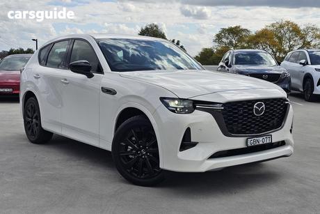 White 2025 Mazda CX-60 Wagon P50E Gt Vision Phev