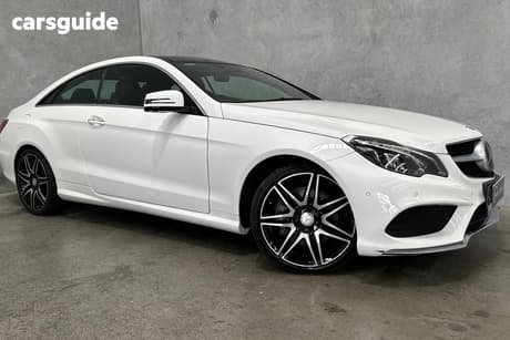 White 2014 Mercedes-Benz E400 Coupe