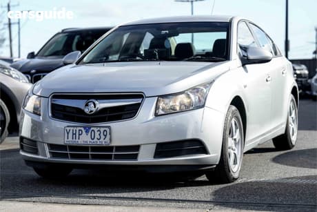 Silver 2010 Holden Cruze Sedan Cd