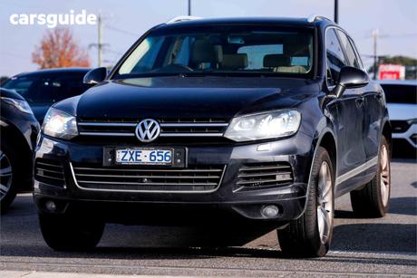 Black 2013 Volkswagen Touareg Wagon V6 Tdi