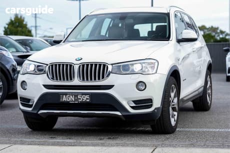 White 2015 BMW X3 Wagon Xdrive 20D
