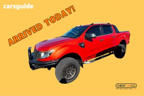 Orange 2014 Ford Ranger Crew Cab Utility Wildtrak 3.2 (4X4)