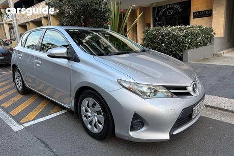 White 2013 Toyota Corolla Hatchback Ascent