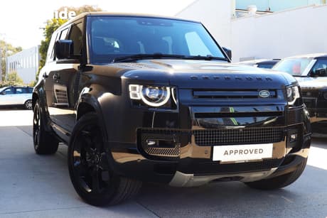 Black 2022 Land Rover Defender Wagon 110 P525 V8 (386Kw)