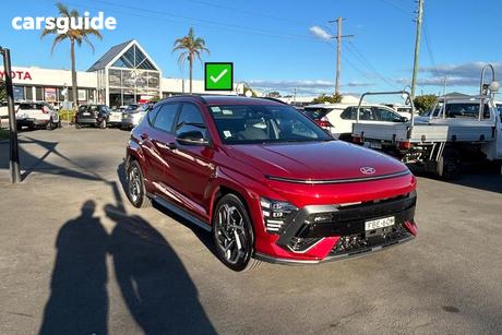 Red 2023 Hyundai Kona Wagon N Line (Awd)