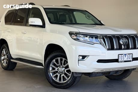 White 2019 Toyota Landcruiser Prado Wagon Kakadu (4X4)