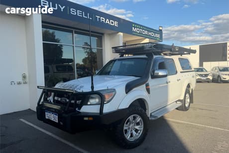 White 2010 Ford Ranger Dual Cab Pick-up Xlt (4X4)