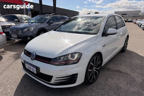 White 2014 Volkswagen Golf Hatchback Gti Performance