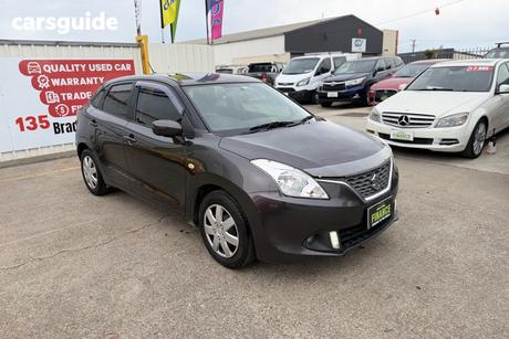 Grey 2016 Suzuki Baleno Hatchback Gl