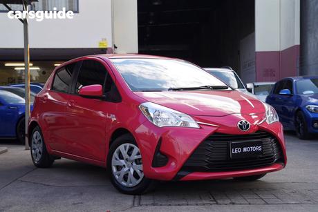 Pink 2014 Toyota Yaris Hatchback Ascent