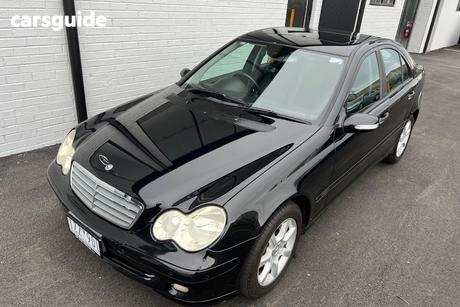 Black 2005 Mercedes-Benz C180 Sedan Kompressor Classic