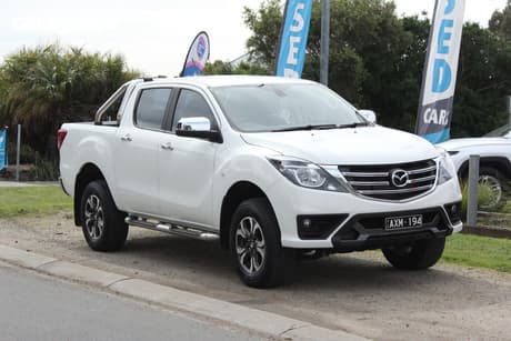 White 2018 Mazda BT-50 Ute Tray