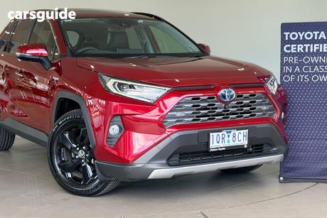 Red 2019 Toyota RAV4 Wagon Cruiser 2Wd Hybrid