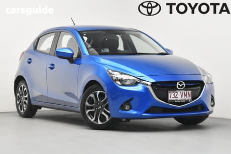 Blue 2015 Mazda 2 Hatchback Genki